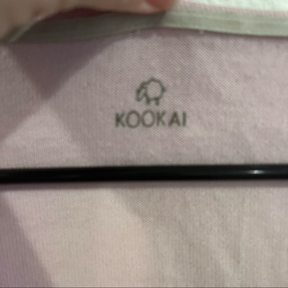 Kookai size 0 pink cowl neck merino wool sweater with elbow patches - Picture 3 of 12